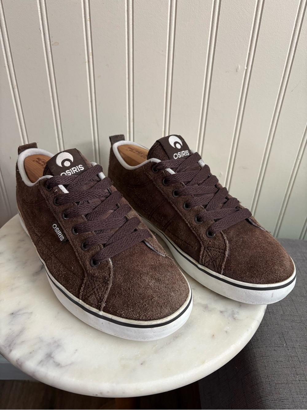 Osiris Suede Skate Shoes Sneakers Men’s 6 Brown Skater Sporty Streetwear Casual
